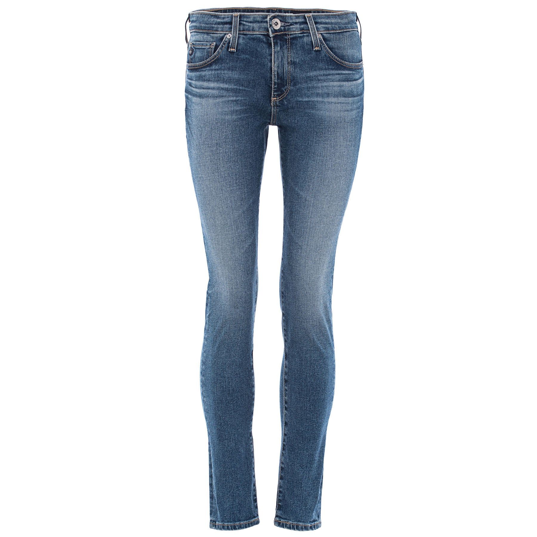 ADRIANO GOLDSCHMIED 5-Pocket-Jeans AG JEANS Jeans LEGGING ANKLE Mid Waist - Deep Dive
