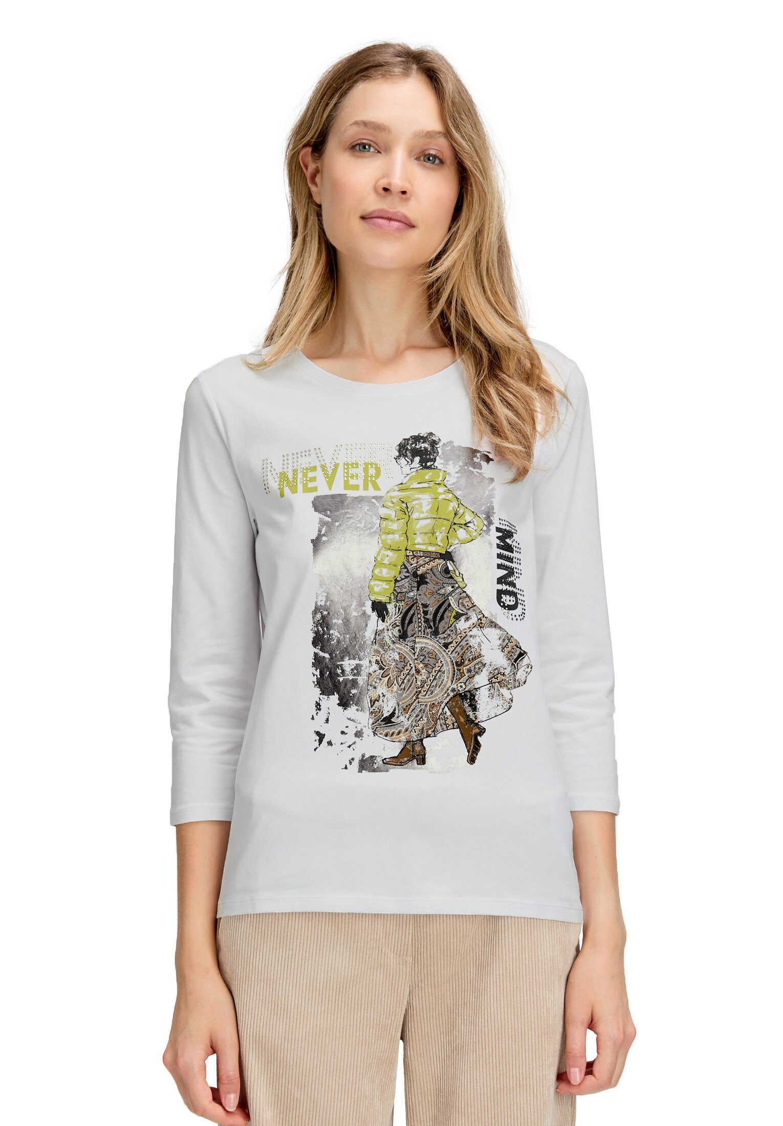 Betty Barclay 3/4-Arm-Shirt Damen mit Rundhalsausschnitt (1-tlg)
