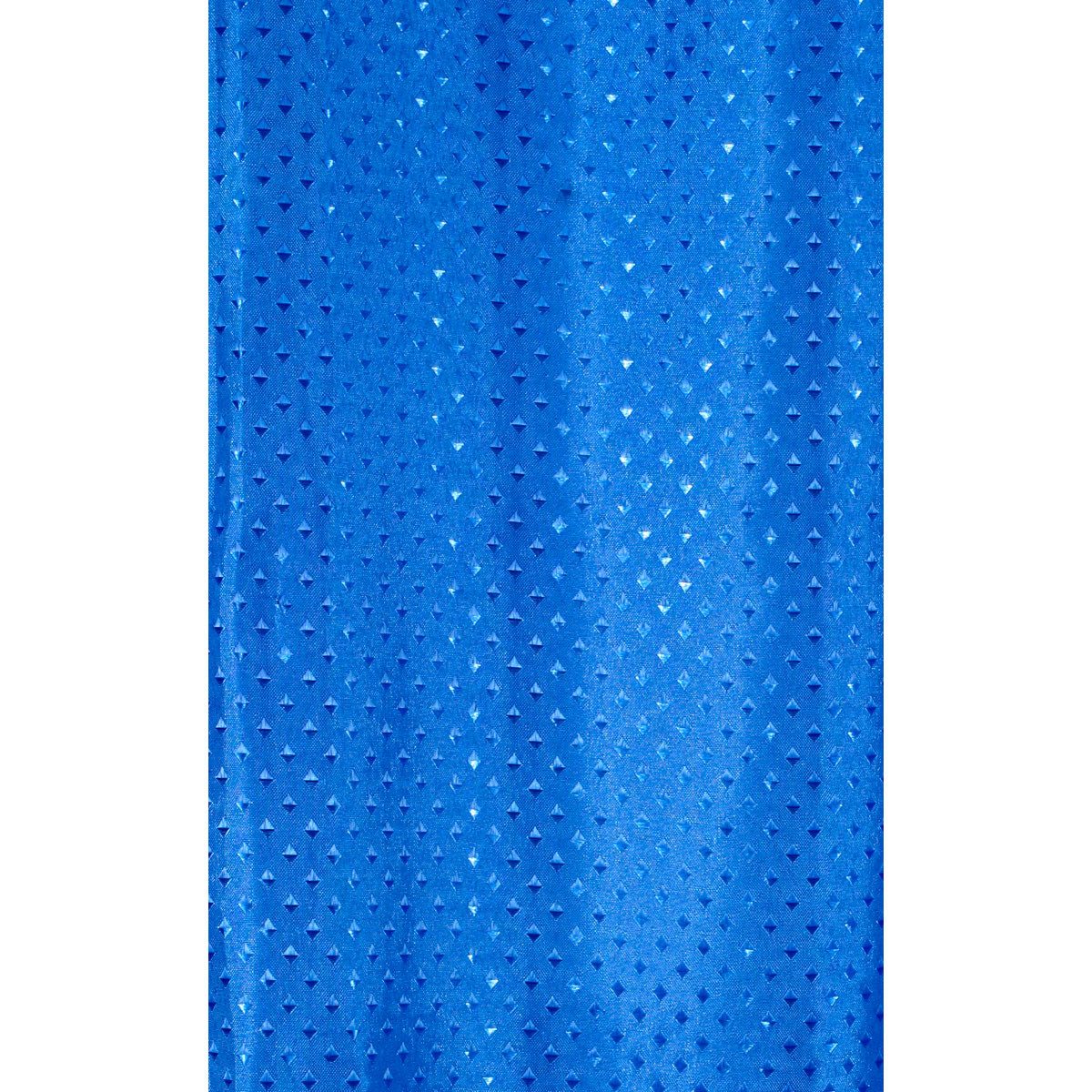 Euroshowers GmbH Duschvorhang Star Kobaltblau 180 × 200 cm Polyester mit 12 Ringen