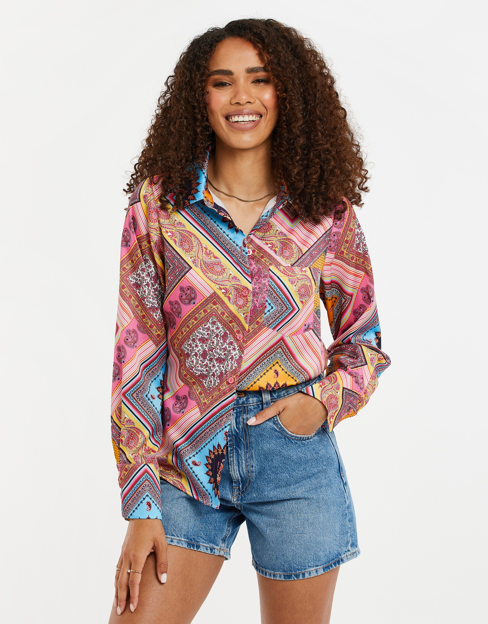 Threadbare Blusentop THBSanasa (1-tlg) schöner Print