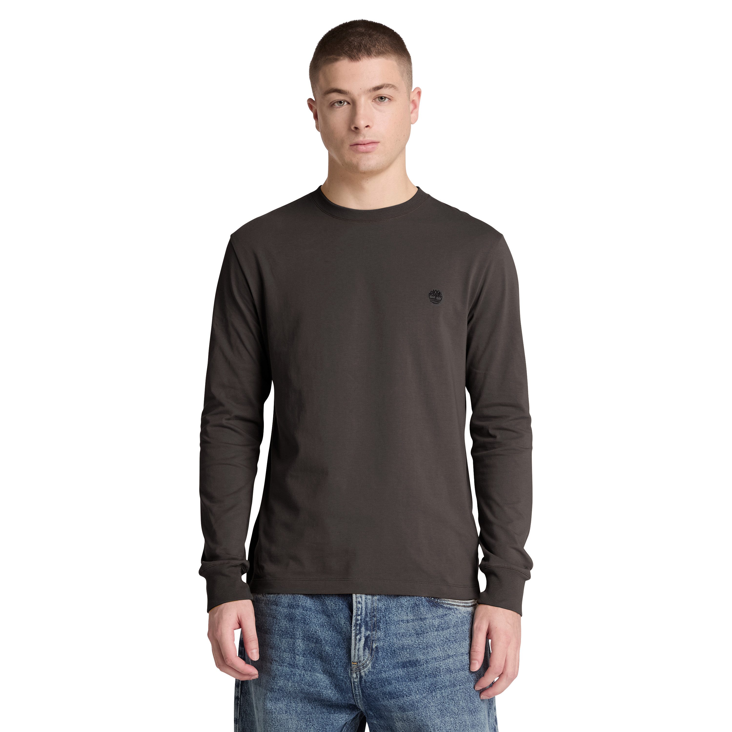 Timberland Langarmshirt EXETER RIVER - Tree Embroidered LS Langarmshirt, aus Baumwolle, in den Größen S bis XXXL. Reduzierter Preis € 28,99. Unverbindliche Preisempfehlung € 35,00