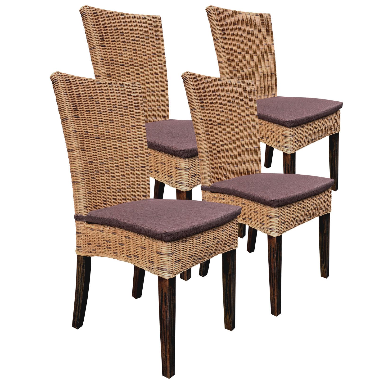 Amagohome Rattanstuhl Esszimmer Стулья Ротанговые стулья Esstisch Стулья Wintergarten Cardine 4 S