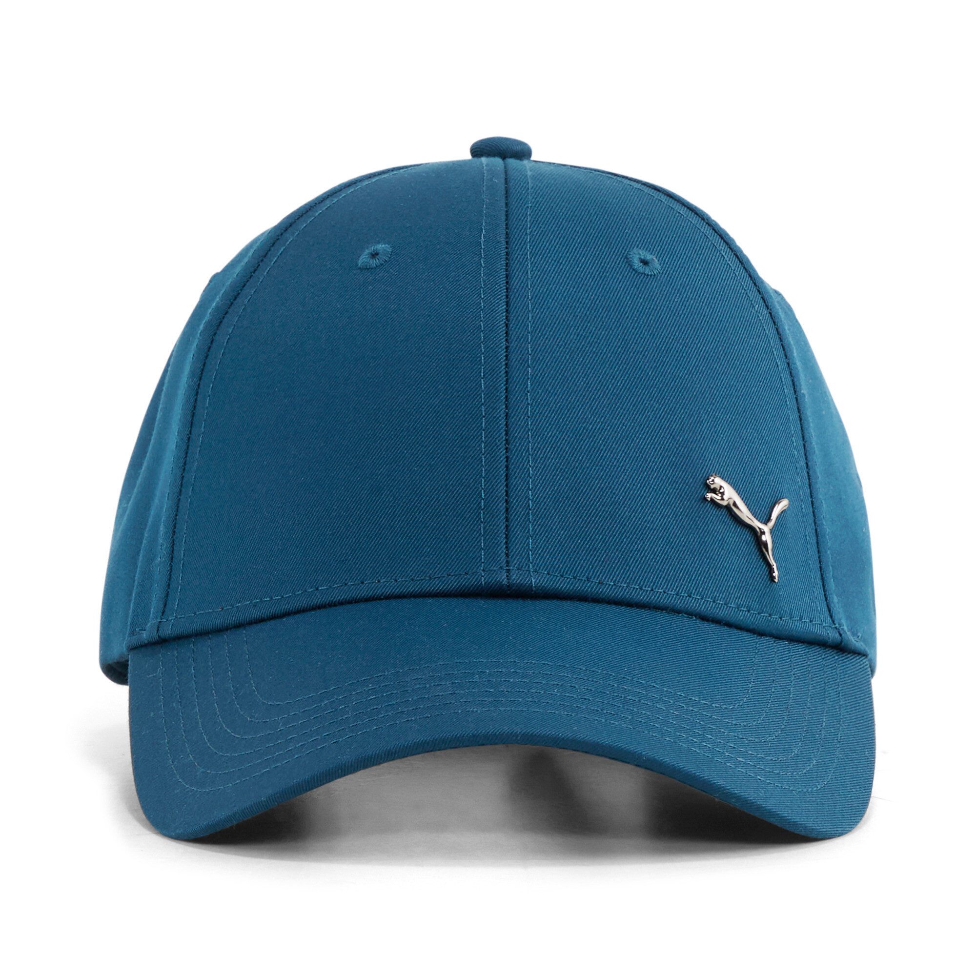 PUMA Baseball Cap ESS METAL CAT BB CAP klassisches 6-Panel-Design, gebogener Schirm, mit Metall-Pin