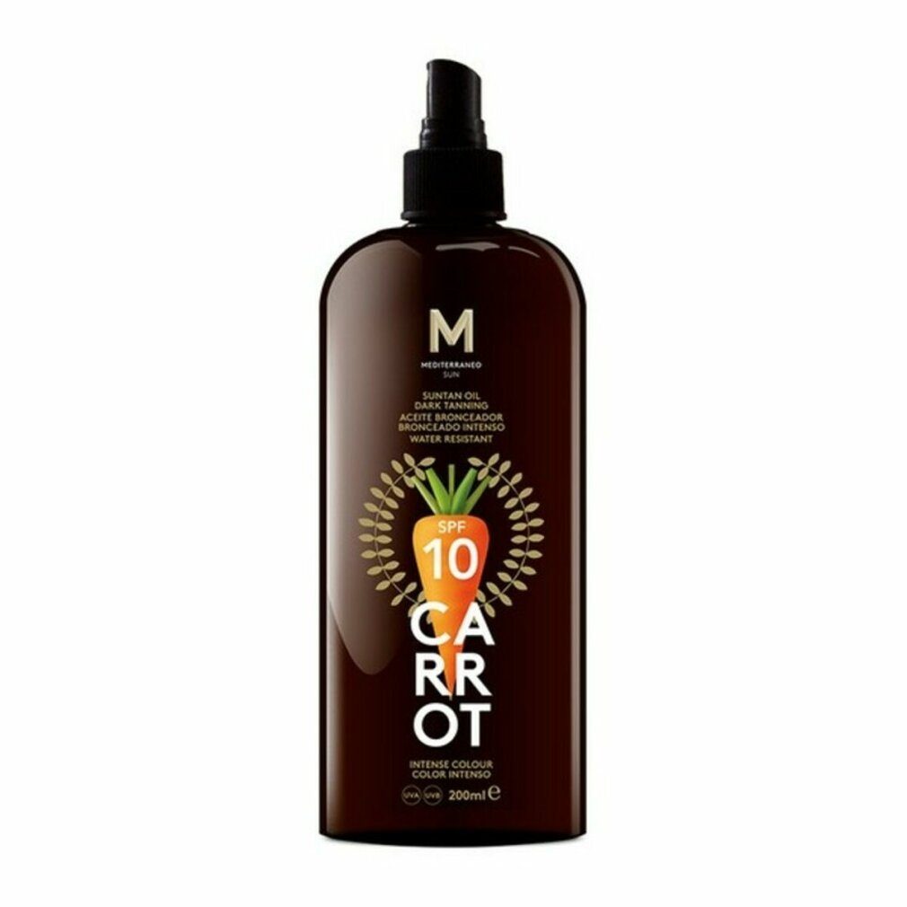Mediterraneo Sun Körperpflegemittel CARROT suntan tanning oil dark 100 SPF10 ml