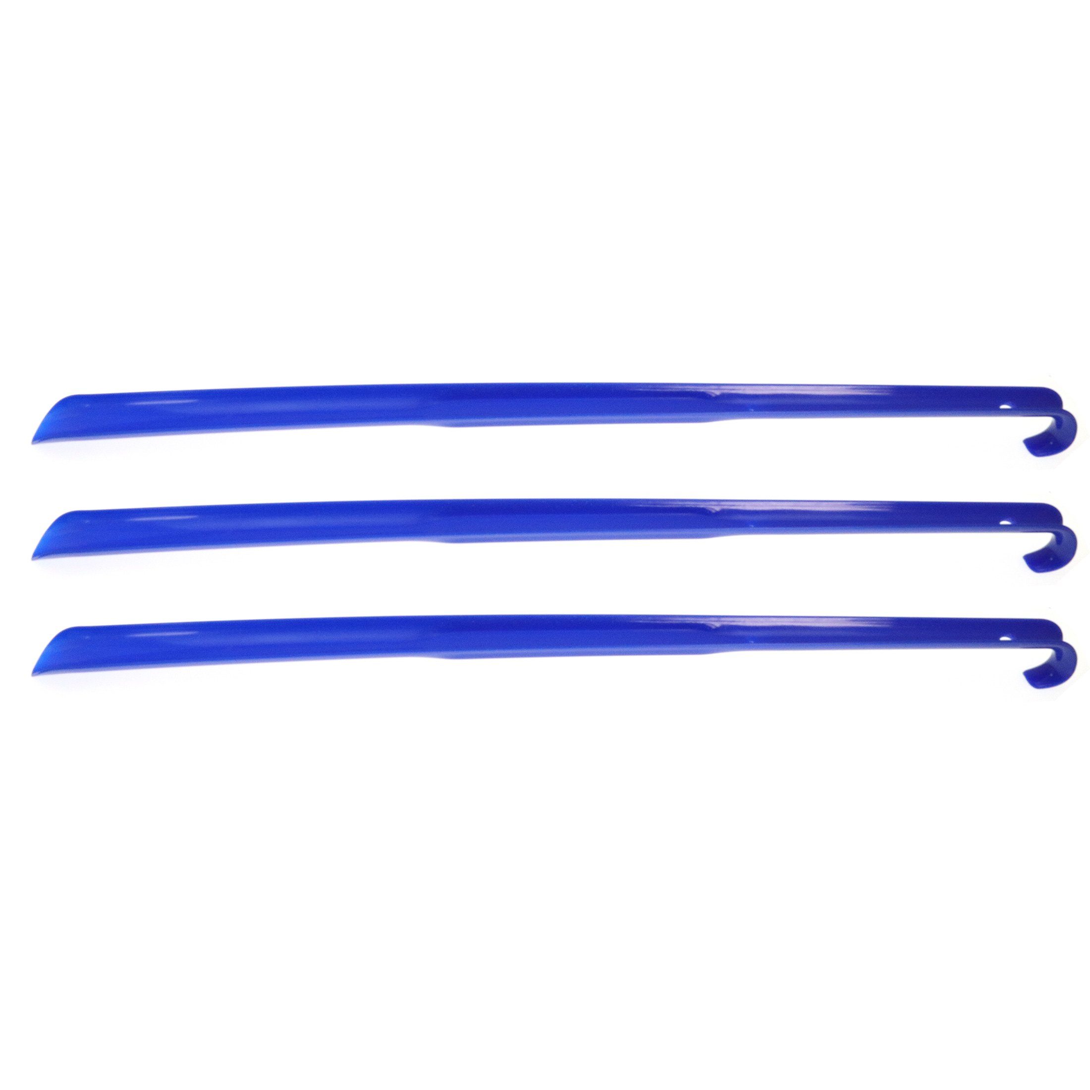 TelMo Schuhlöffel 3er Set Schuhanzieher, Schuhlöffel Kunststoff ca.65cm