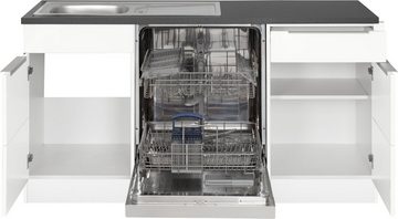 Kochstation Winkelküche KS-Brindisi, ohne Geräte, Stellbreite 220/220 cm