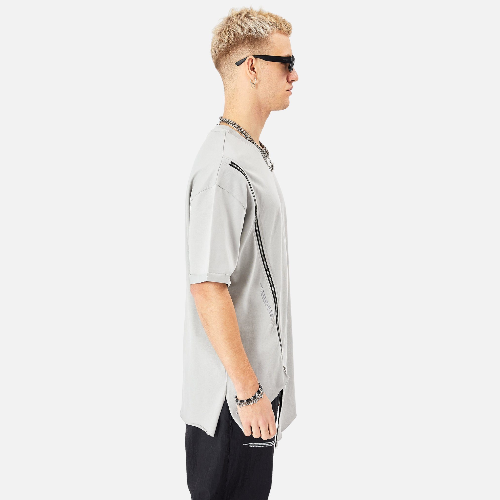 COFI Casuals T-Shirt Herren ZIP T-Shirt günstig online kaufen