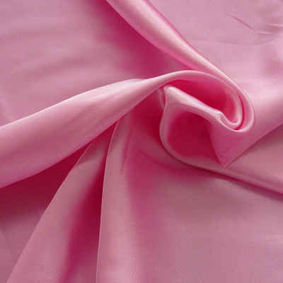 Stoff Kreativstoff Satinstoff einfarbig rosa 1,4m Breite