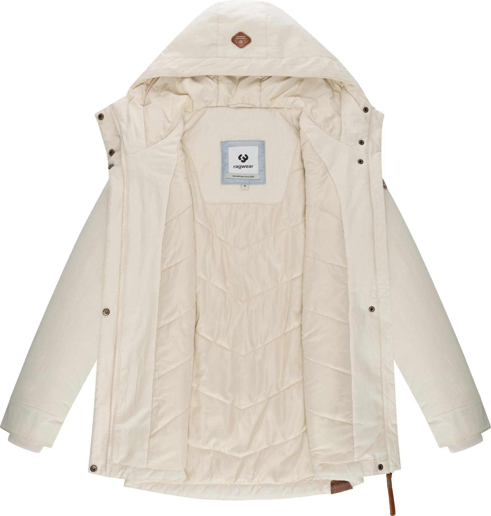 Ragwear Winterjacke Monadena Parka YOUMODO Warmer Kurzmantel mit Kapuze