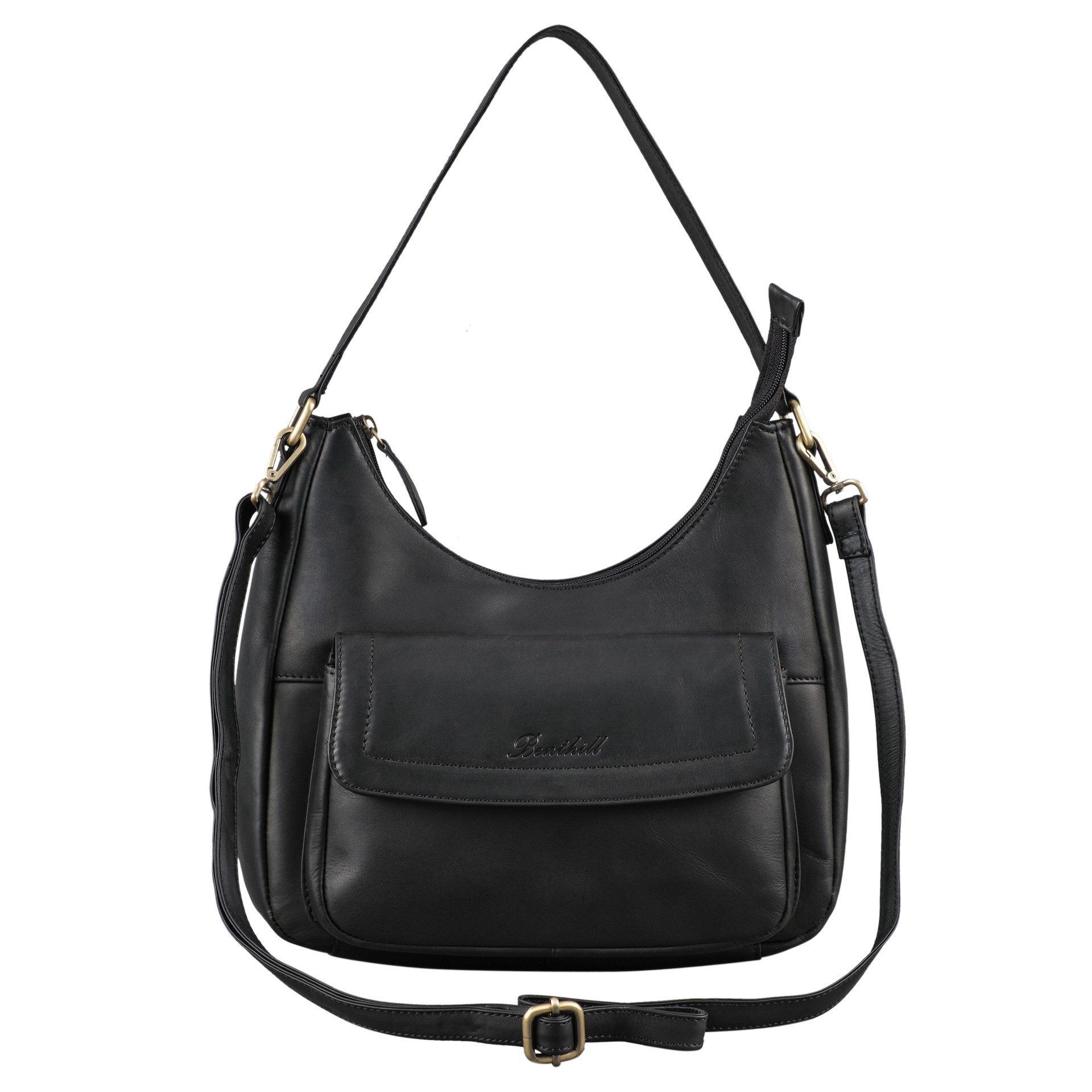 Benthill Handtasche Damen Echt Leder Schultertasche günstig online kaufen