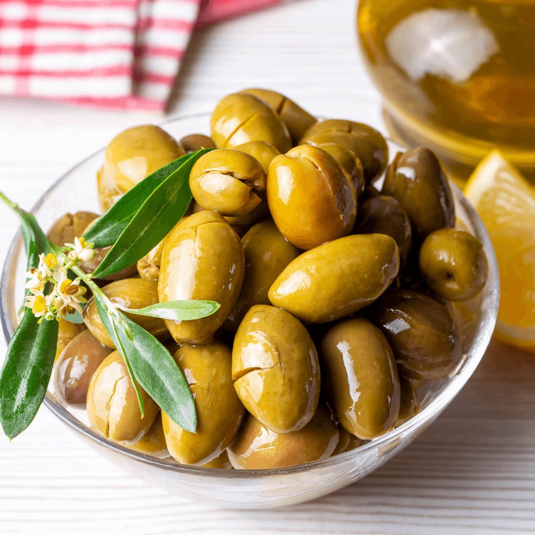 Öz Natur Gemüsekonserve, Grüne Oliven aus Aydin (Hand geschlagen) 1kg