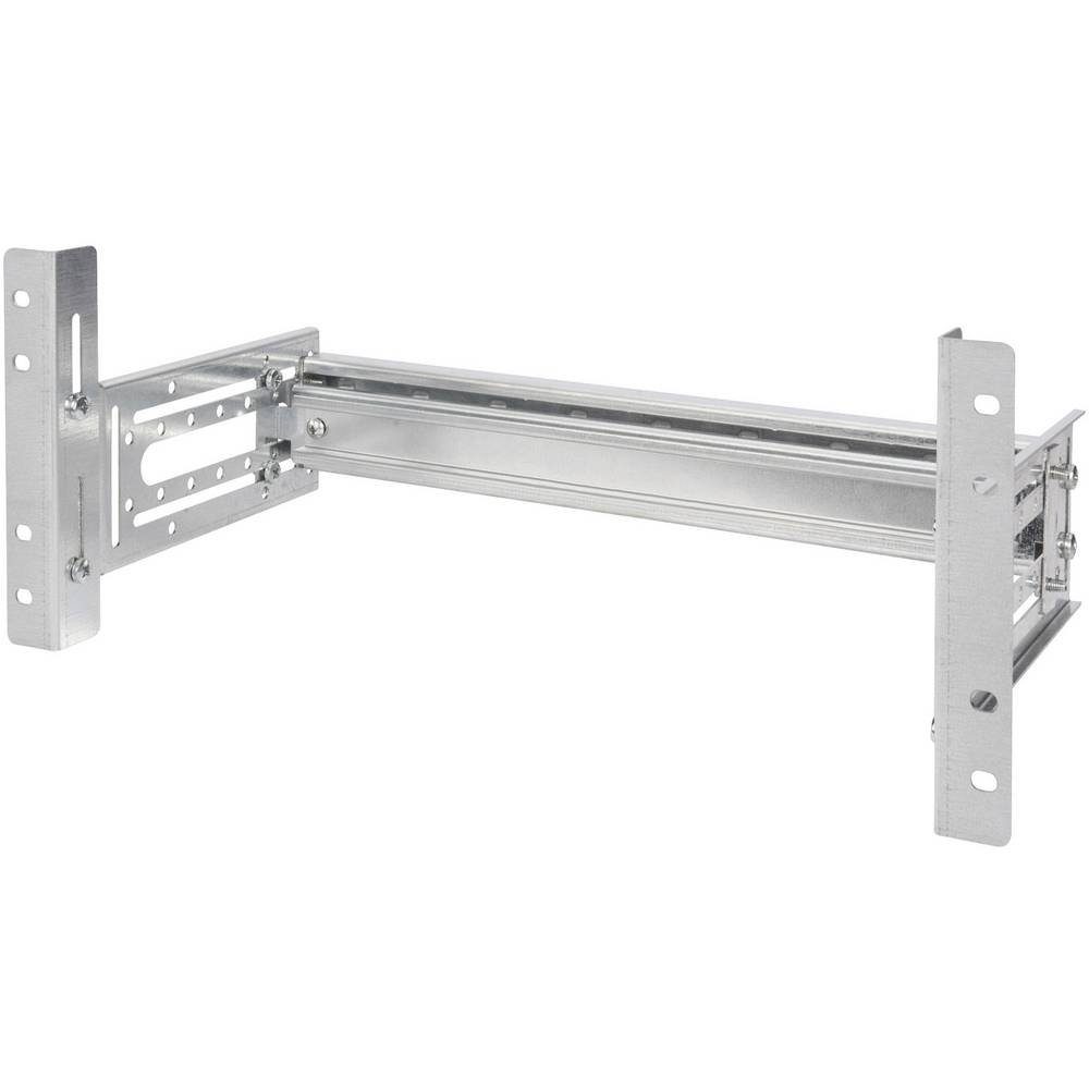 Digitus 19″ Hutschienenträger 4HE, inkl. Hutschiene, galvanisiert DN-19-DIN-4U Netzwerk-Adapter