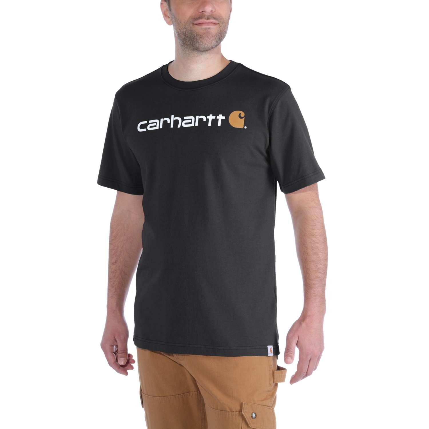 Carhartt T-Shirt 103361 CORE LOGO mit Logo-Aufdruck günstig online kaufen
