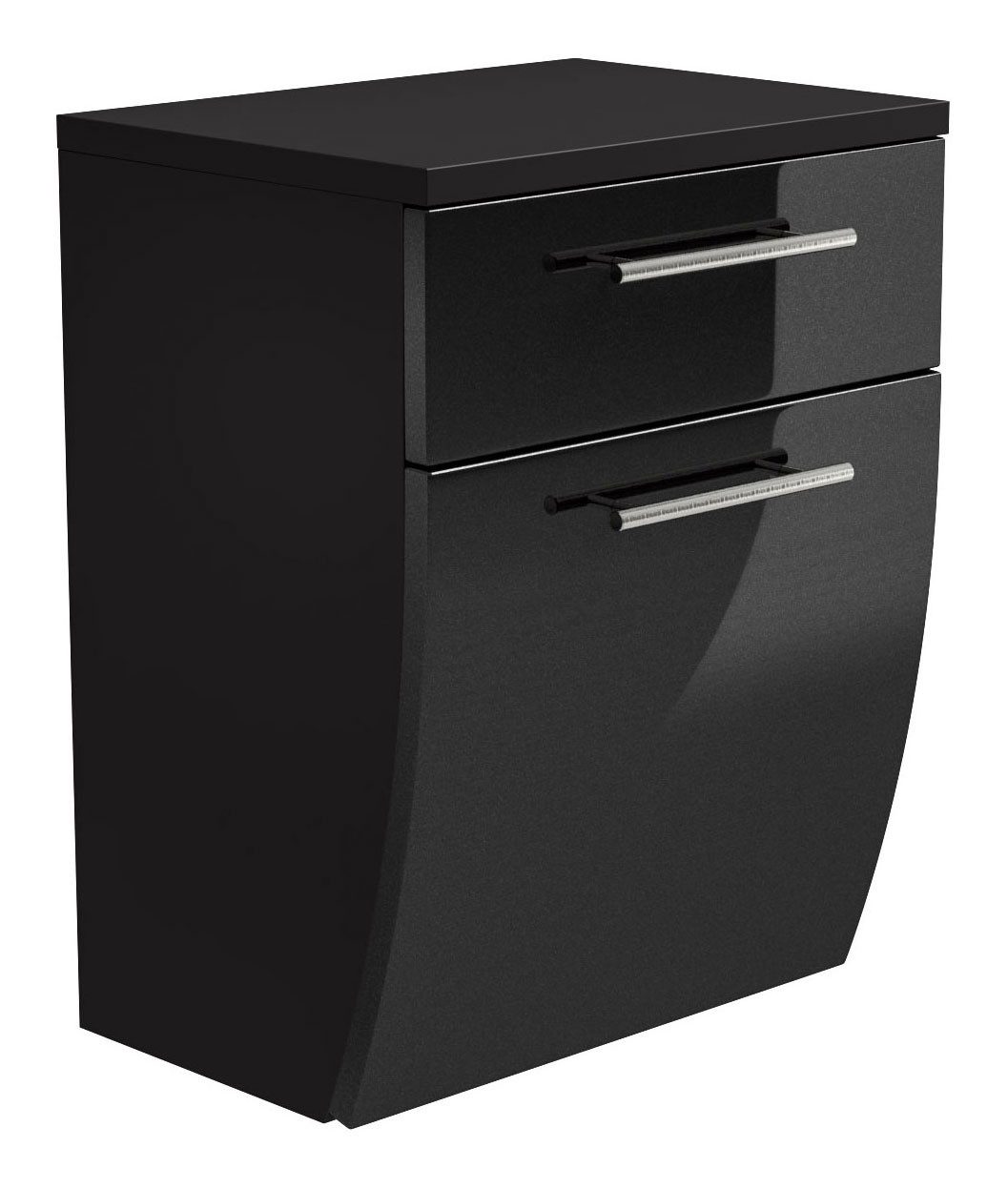 Magnolia Home Badmöbel-Set Unterschrank Salona 40 cm Anthrazit, Soft-Close