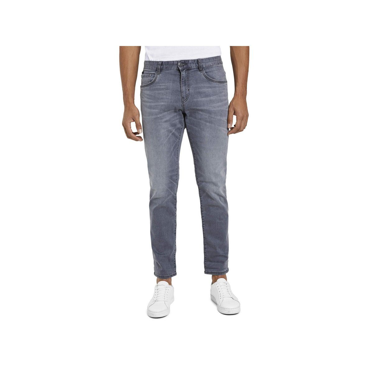 Supremo Straight-Jeans grau regular (1-tlg)