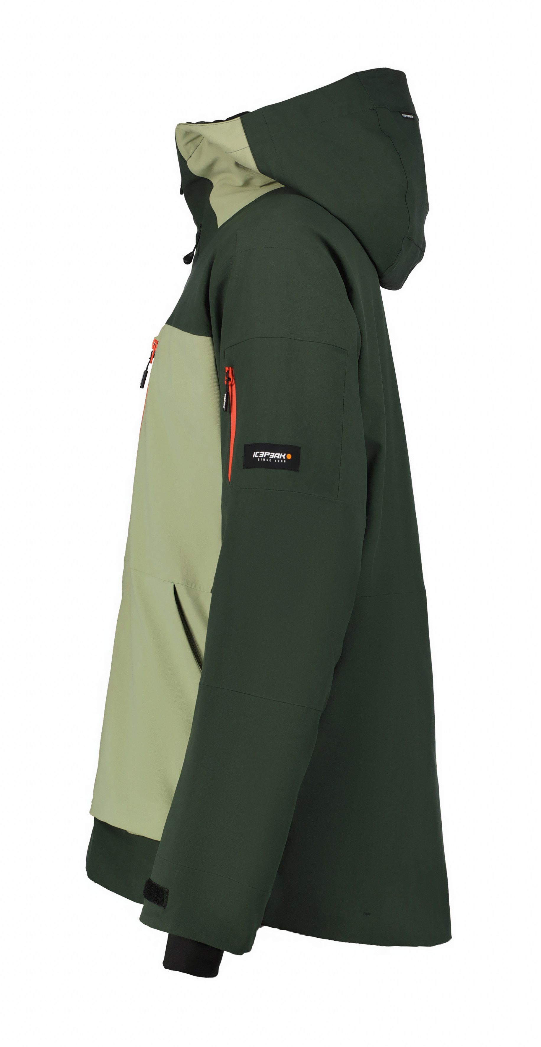 Icepeak Skijacke H SKIJACKE CALE über Helm tragbare Kapuze, wind- und wasserdicht, atmungsaktiv