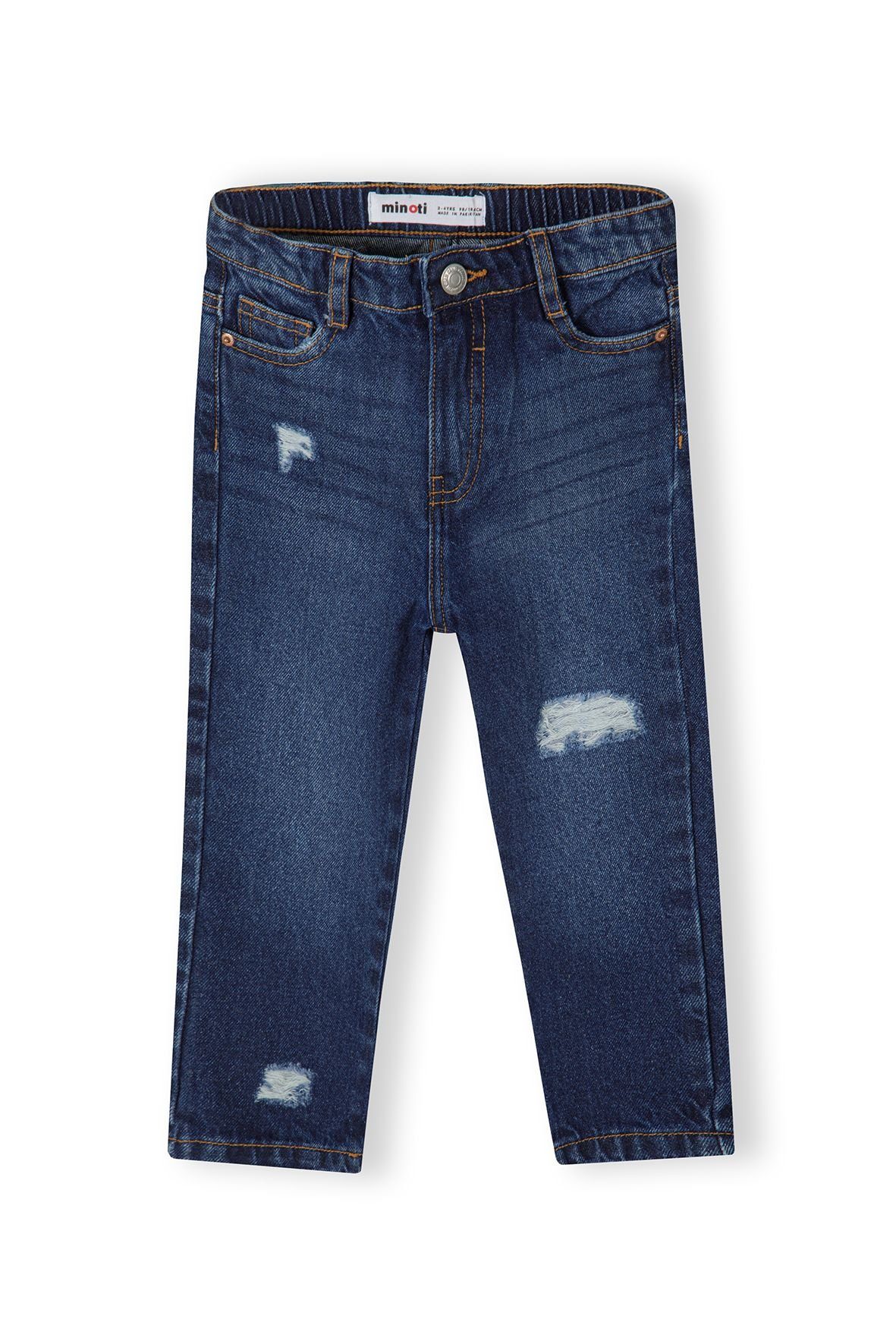MINOTI Mom-Jeans mit (12m-14y) Dunkelblau Bein bequemen