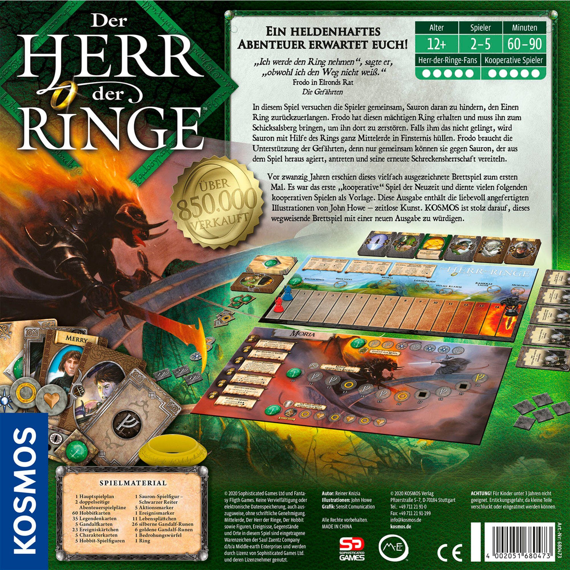 Kosmos Spiel Kosmos Der Herr der Ringe, Brettspiel