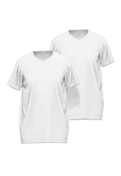 CECEBA Unterziehshirt CECEBA Herren T-Shirt weiß uni 2er Pack (2-St)