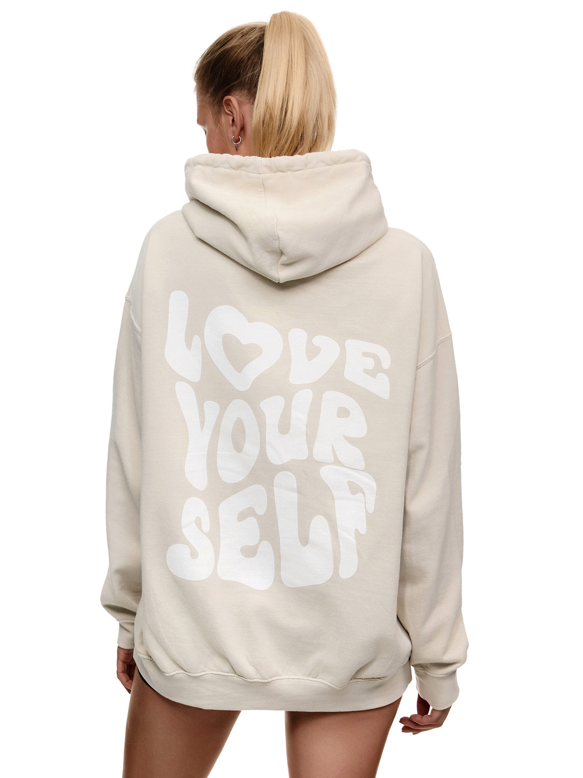 Worldclassca Hoodie Worldclassca Oversized LOVE SELF Hoodie Kapuzenpullover günstig online kaufen