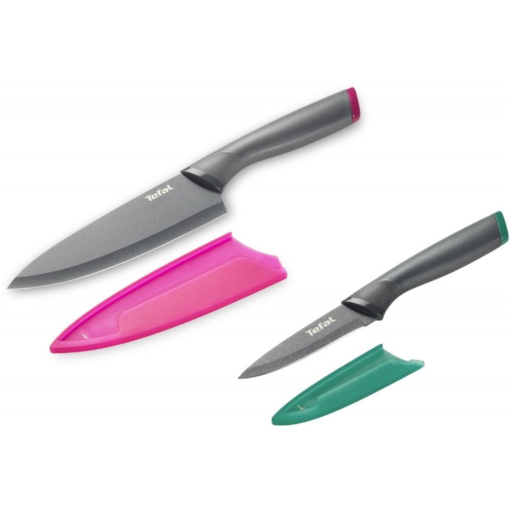 Tefal (2-tlg) Messerset & - edelstahl Koch Messer-Set - K122S2 Gemüsemesser