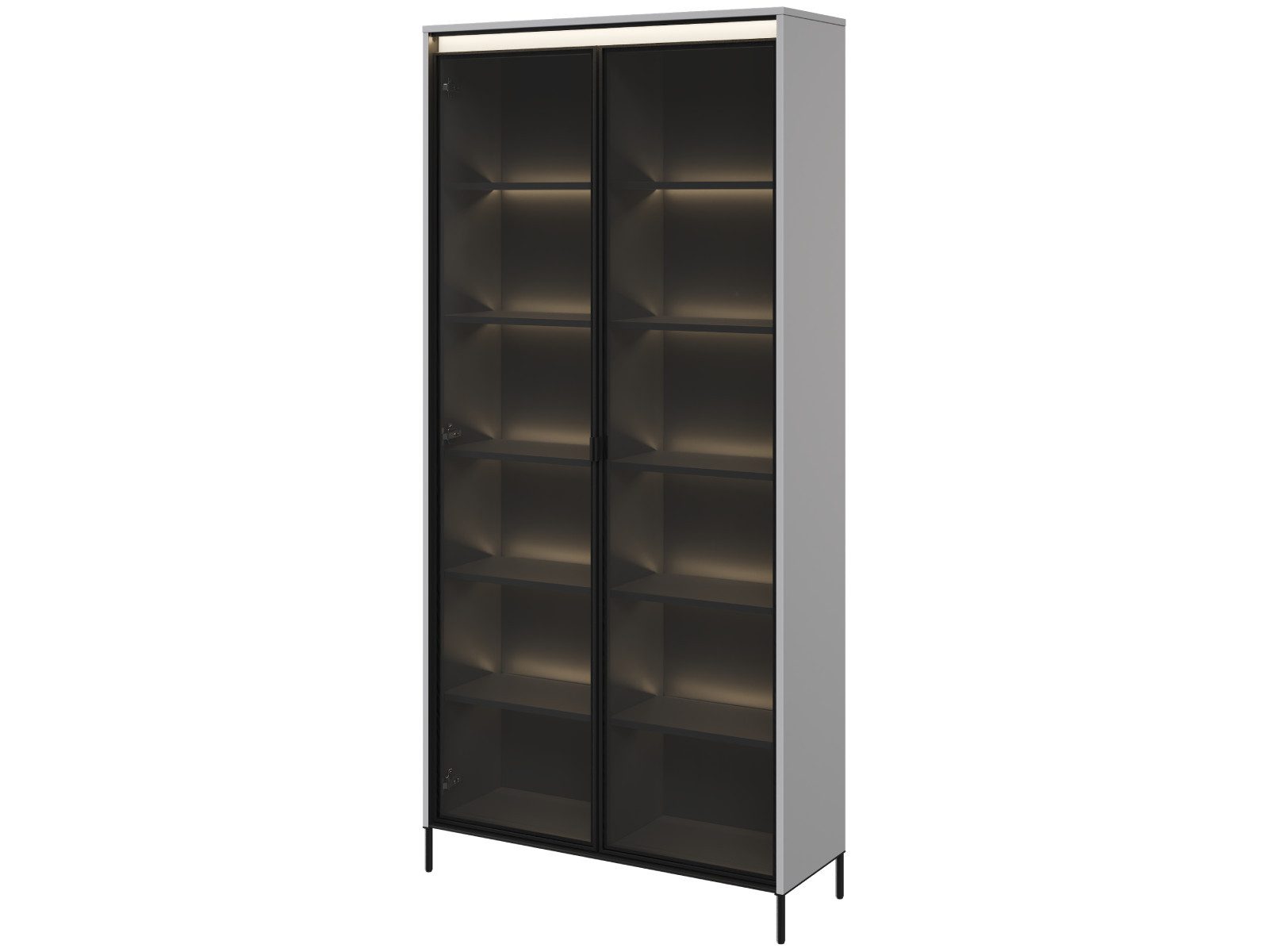 yourhouse24 Vitrine TREND TR-07 mit Soft-Close-Funktion Gehärtetes Glas