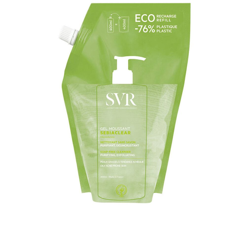 SVR Körperpflegemittel Sebiaclear Moussant Gel-Nachfüllpack, 400 ml