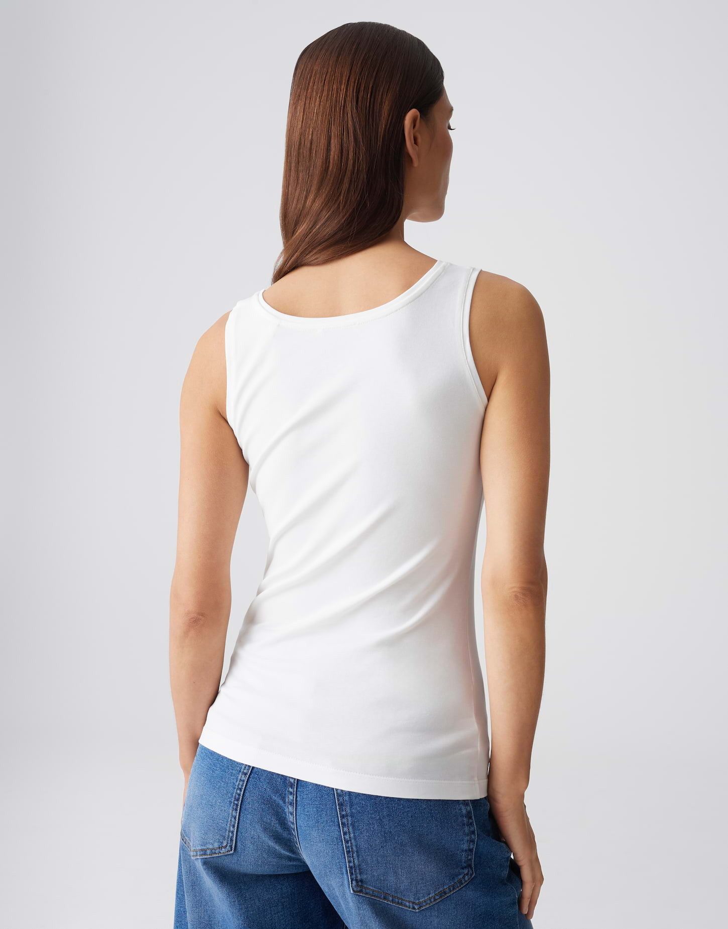 OPUS Trägertop Tanktop IMILIA Slim aus BCI Cotton Mix