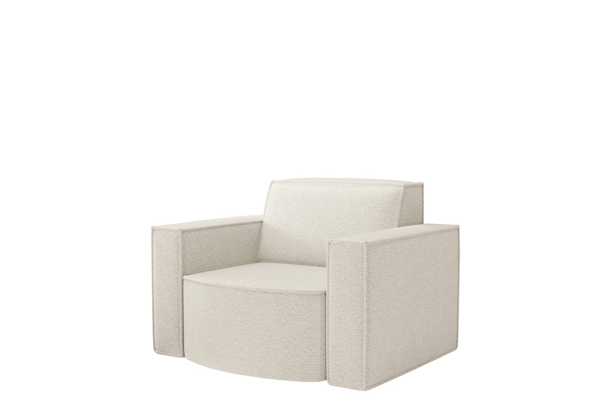 Fun Möbel Sessel Designersessel PALMA in Stoff Ascot oder Opera Velvet, Rundumbezug