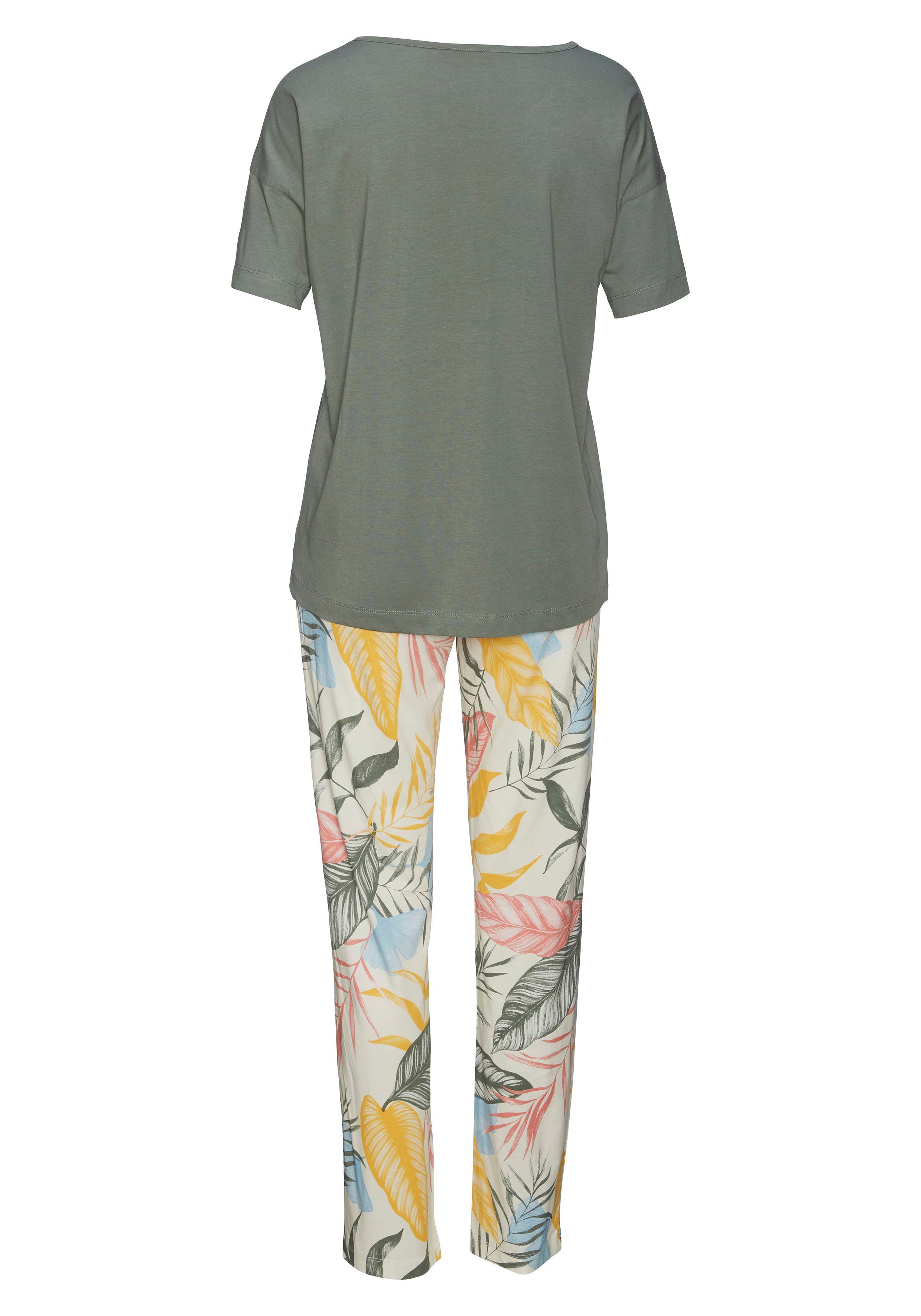 Vivance Dreams by Lascana Pyjama (Set, 2 tlg) mit floralem Druck – Bild 4 von 5