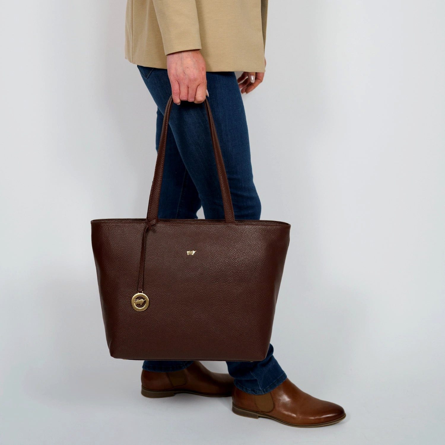 Braun Büffel Umhängetasche HANNA Shopper dark günstig online kaufen