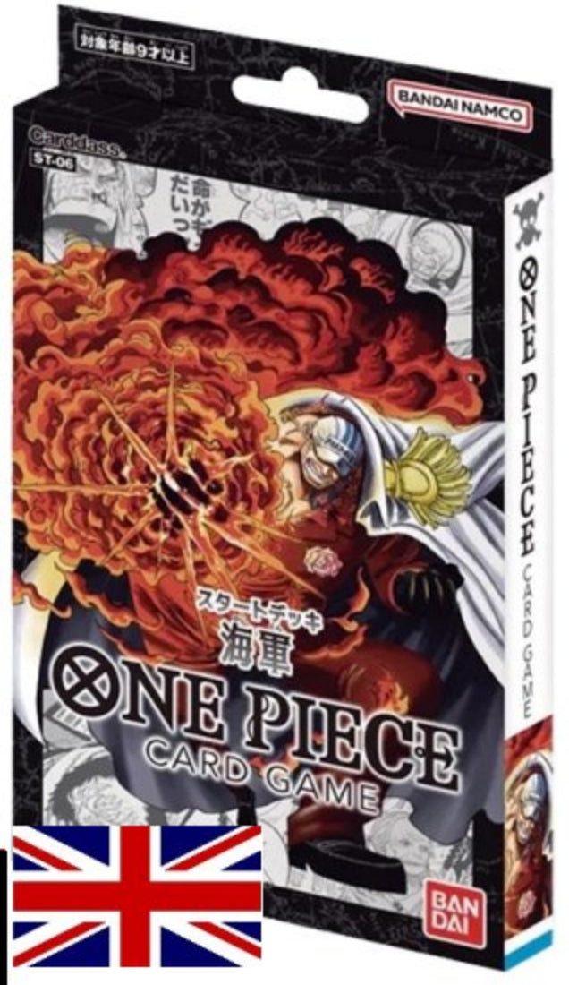 Bandai Sammelkarte One Piece Card Game - STARTER DECK - Absolute Justice ST-06 (englisch), Erweitere dein Deck mit super starken Karten