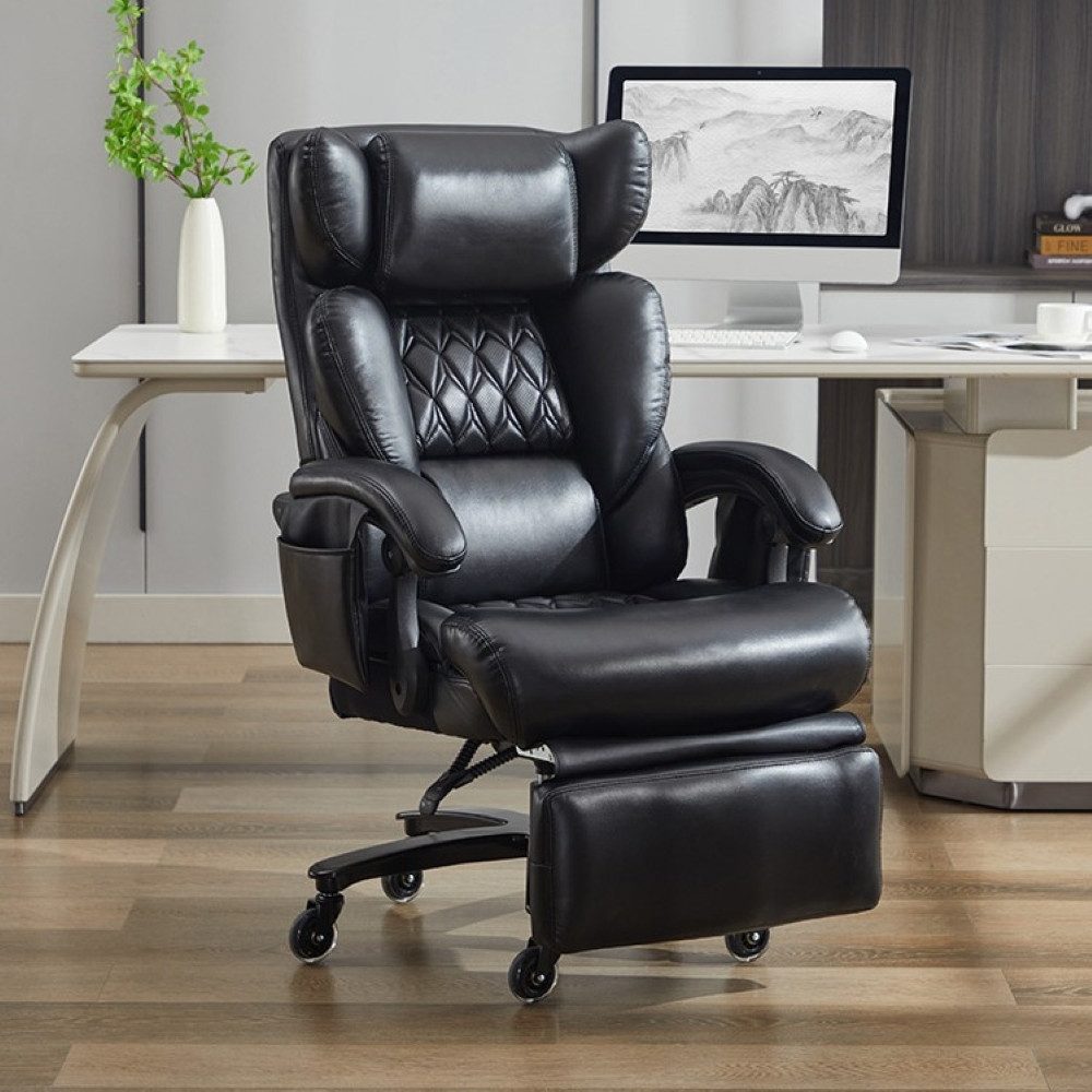 DEKKETO Bürostuhl Ergonomisch mit Fußstütze