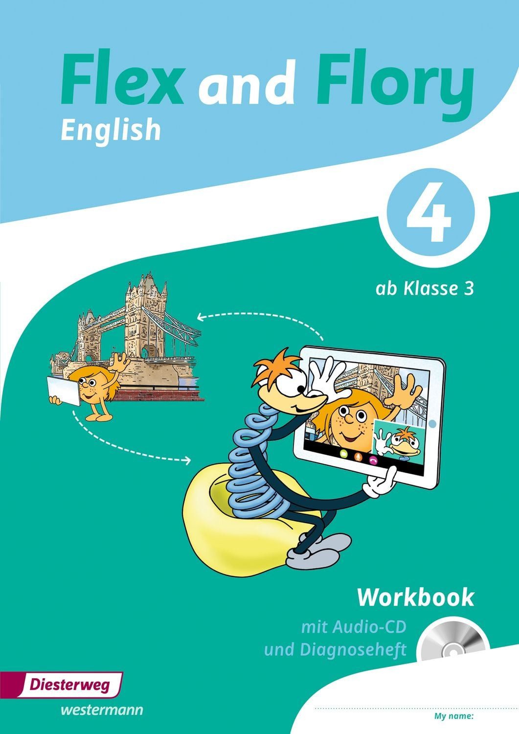 Schulbuch Flex and Flory 3-4. Workbook 4 mit Schüler-Audio-CD und Diagnoseheft W Chris Carter, Maren Junker, Jessica May, Will White