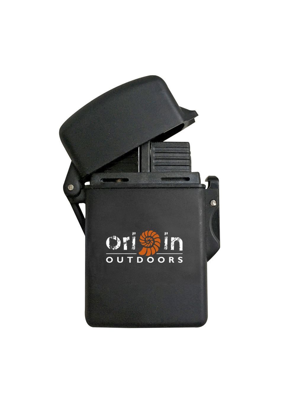 Relags Feuerzeug Sturmfeuerzeug Waterproof schwarz