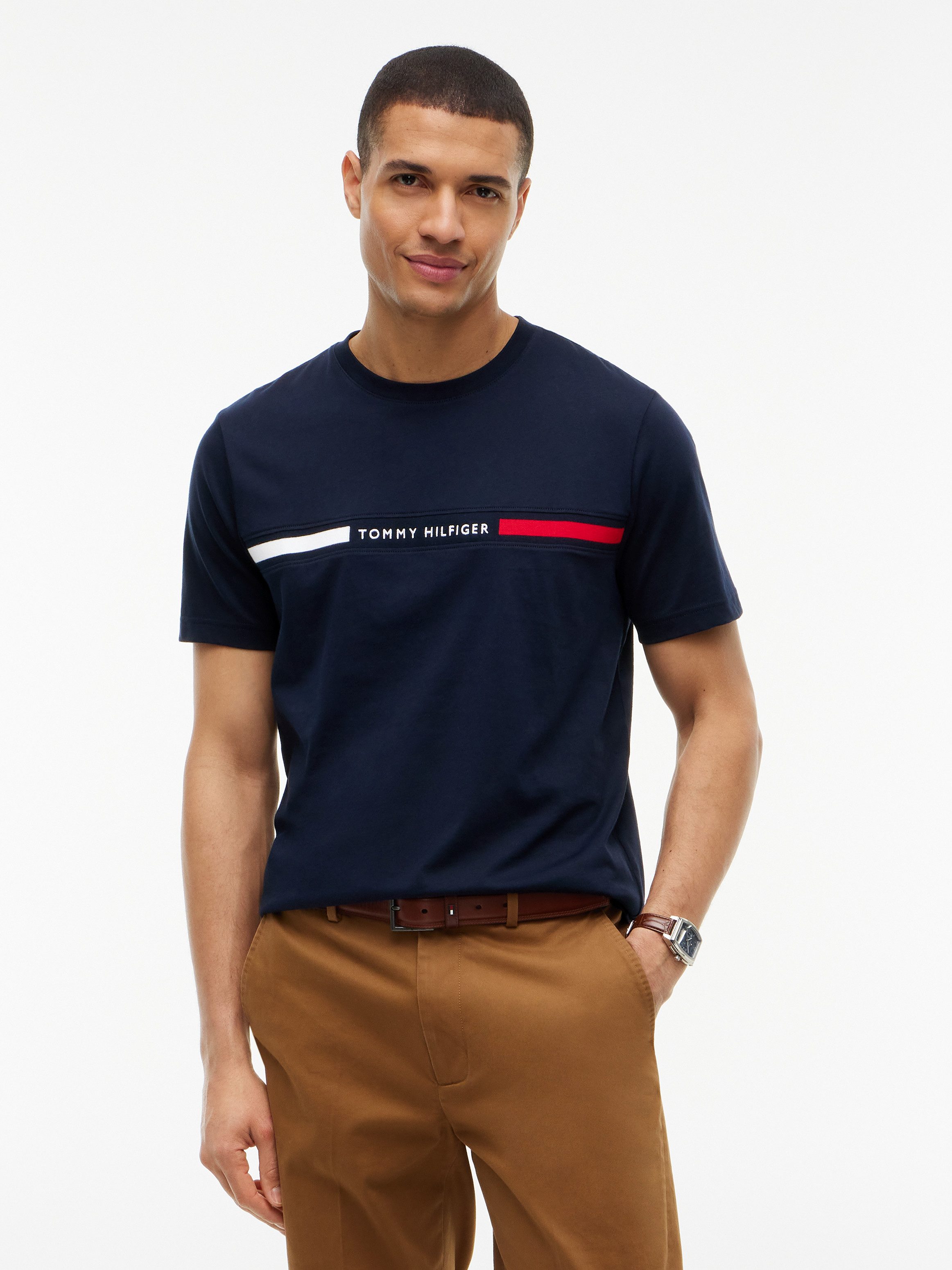 Tommy Hilfiger T-Shirt HILFIGER CHEST INSERT