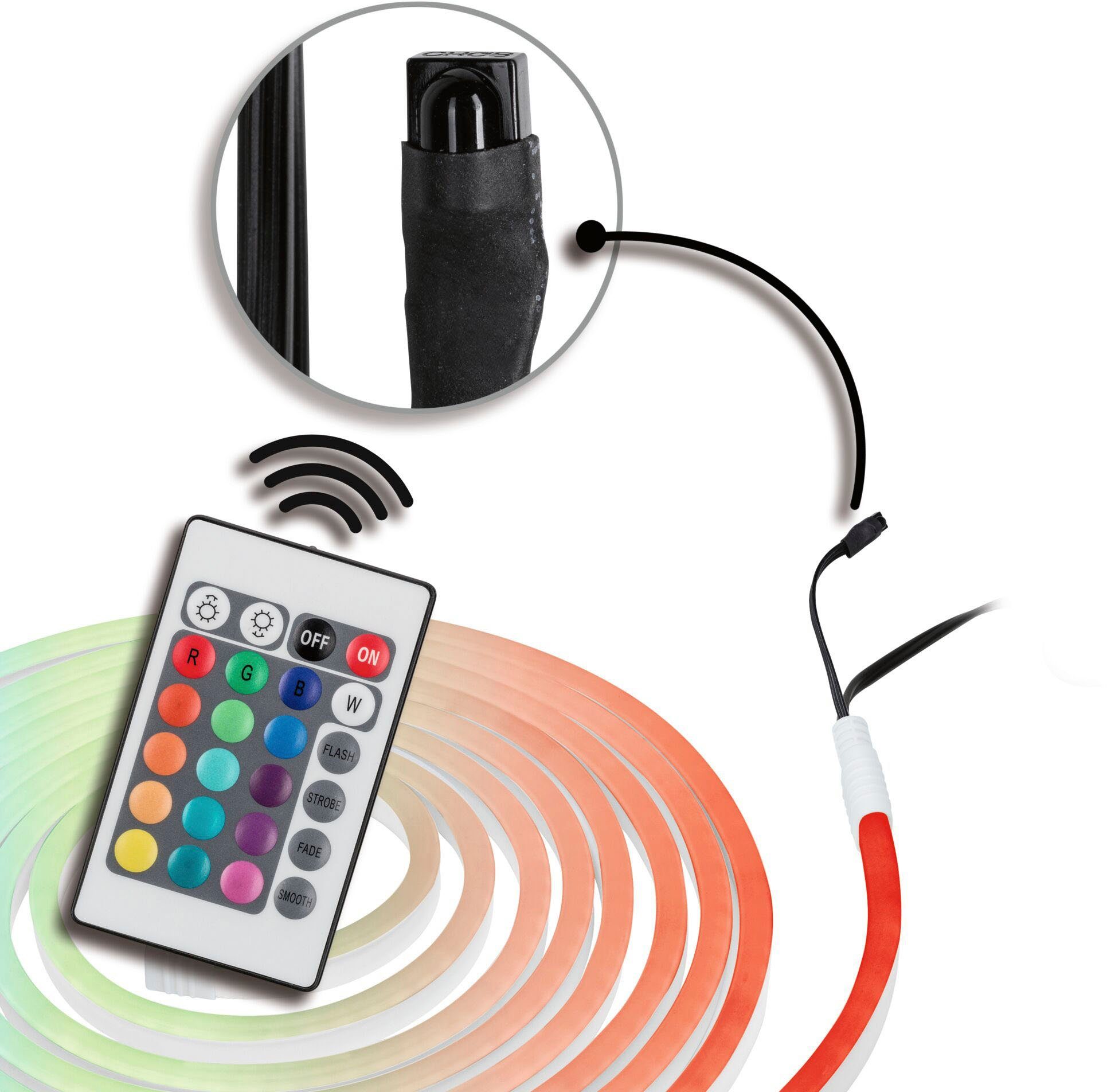 Paulmann LED-Streifen SimpLED Outdoor Basisset IP44 RGB beschichtet, 1-flammig
