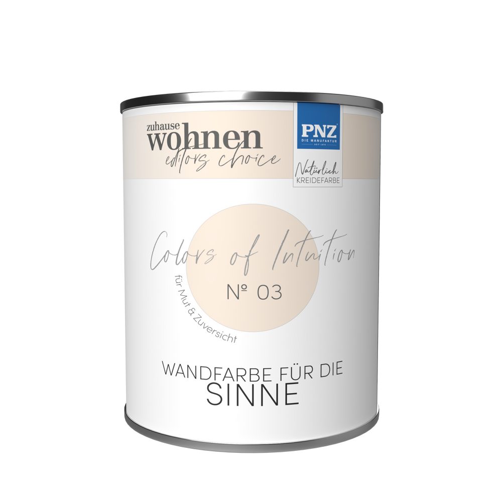 PNZ - Die Manufaktur Wandfarbe COLORS OF INTUITION, reine Silikatfarbe, hochdeckend