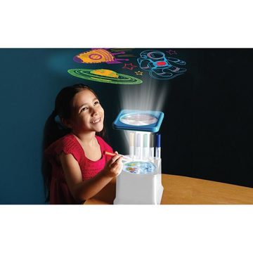 Discovery Kids Kreativset Art Projector, mit 6 Marker, 10 Farbscheiben, Kinderprojektor, ab 6 Jahren