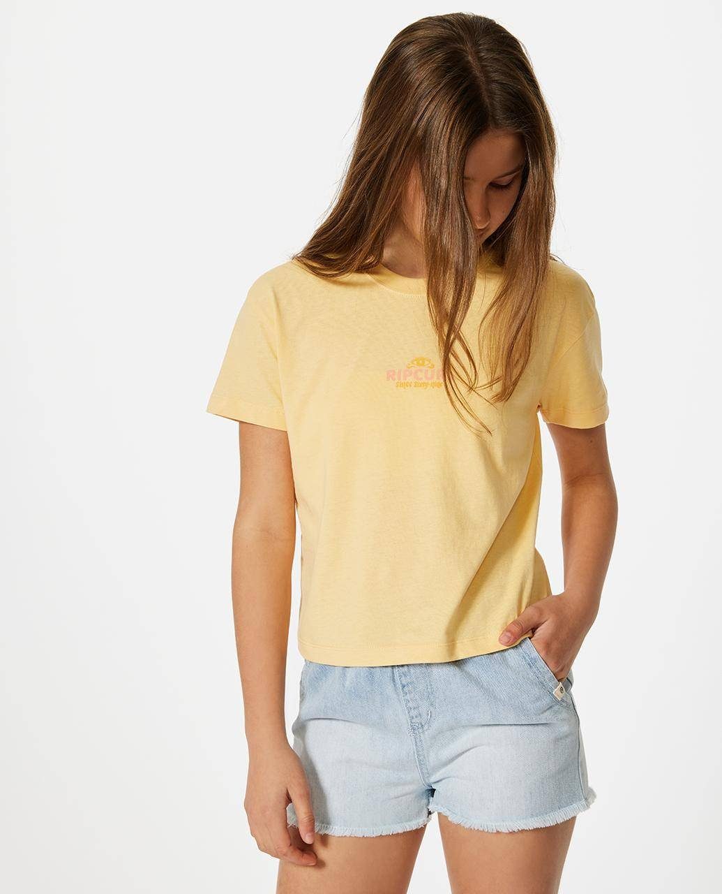 Rip Curl T-Shirt Kurzes Summer Rain T-Shirt für Mädchen