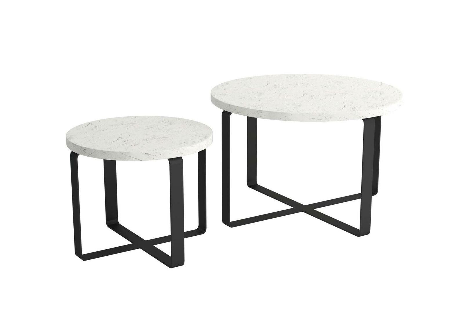 JVmoebel Couchtisch Runder Couchtisch aus hochwertigem Holz mit modernem Design, Made in Europa