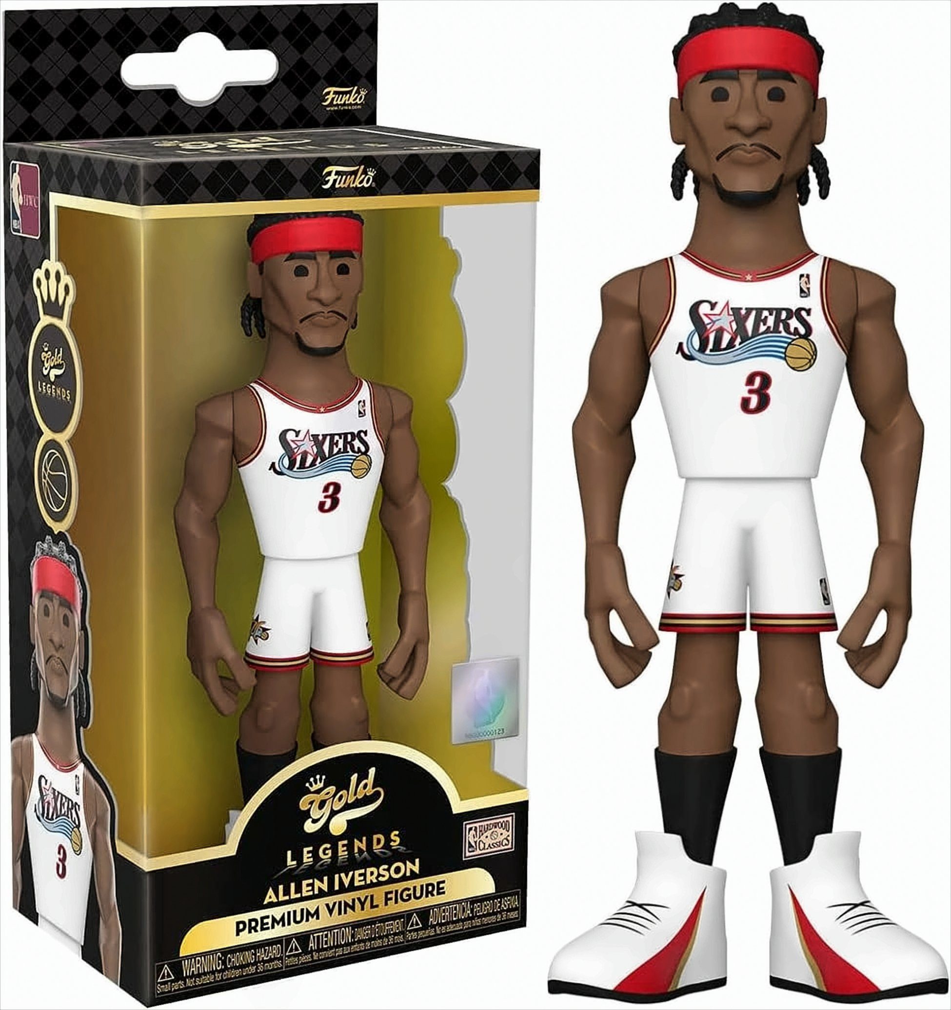 Funko Spielfigur Funko Gold Vinyl NBA - Allen IversonFigur 13 cm