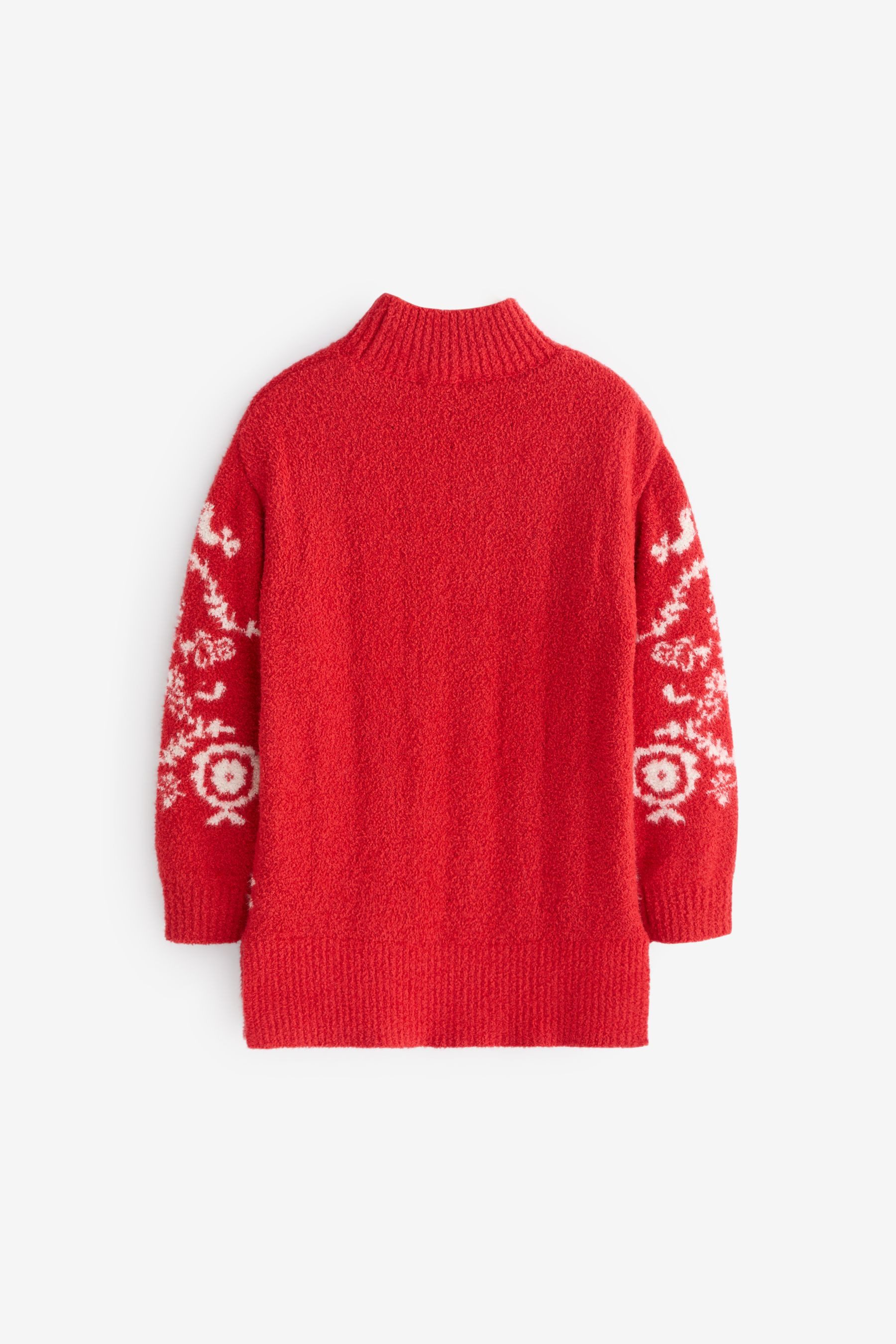 Next Strickkleid Weihnachtliches Pulloverkleid (1-tlg) günstig online kaufen