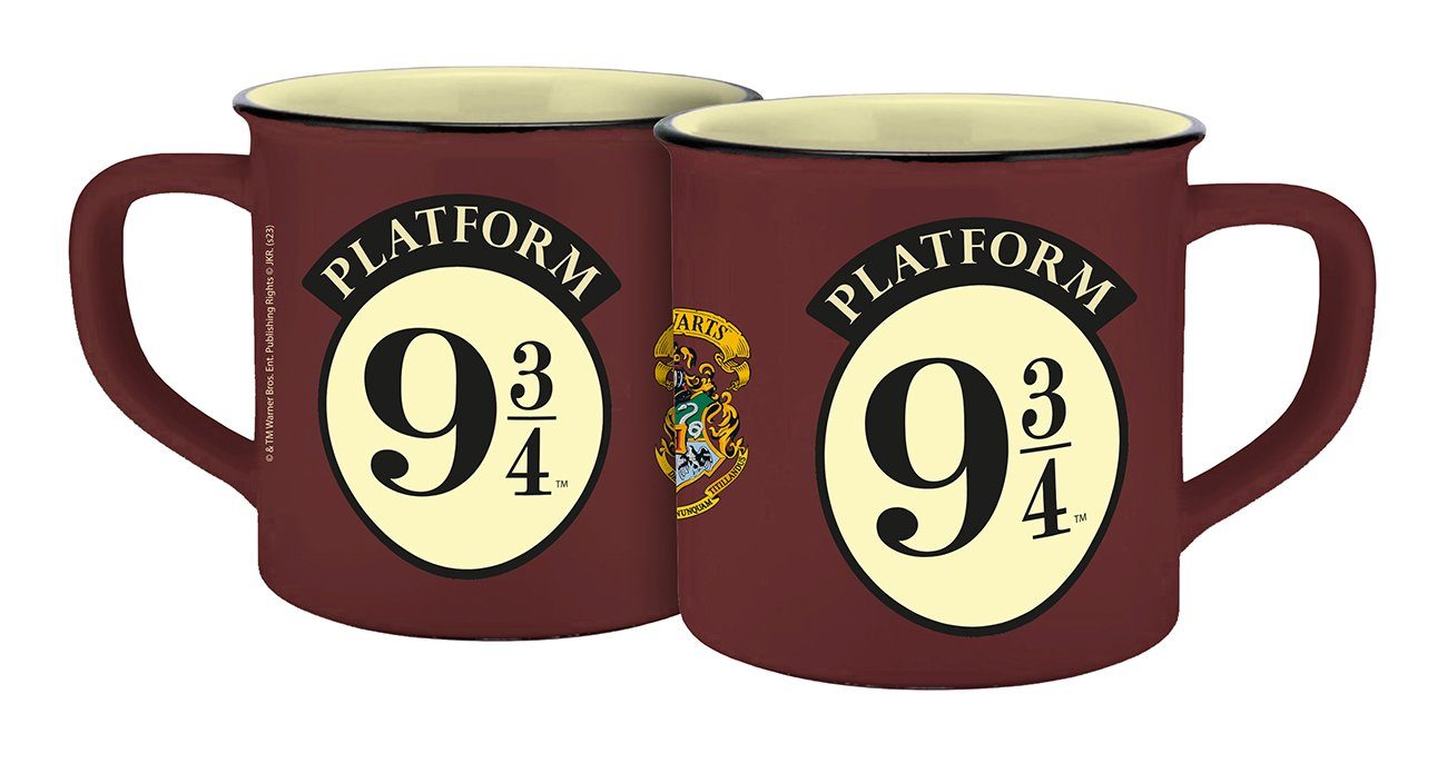 Geda Labels GmbH Tasse Hogwarts Express, 1-tlg., Keramik, Braun, 300 ml, spülmaschinengeeignet