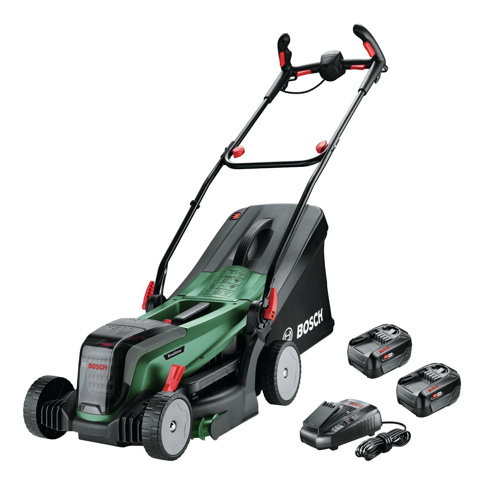 BOSCH Akkurasenmäher UniversalRotak, 37 cm Schnittbreite, günstig online kaufen