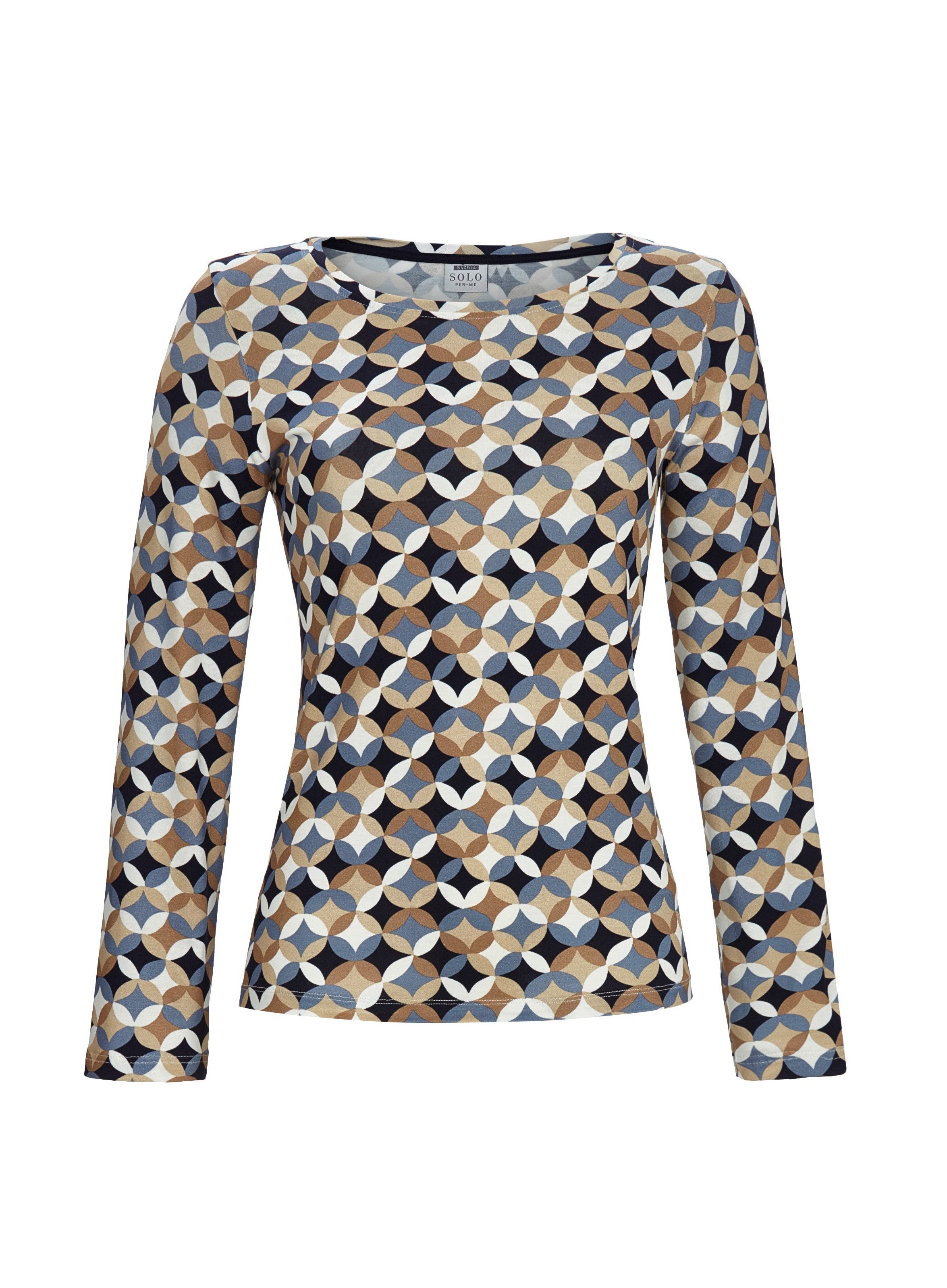 Ringella T-Shirt mit Abstraktdessin und Rundhalsausschnitt günstig online kaufen