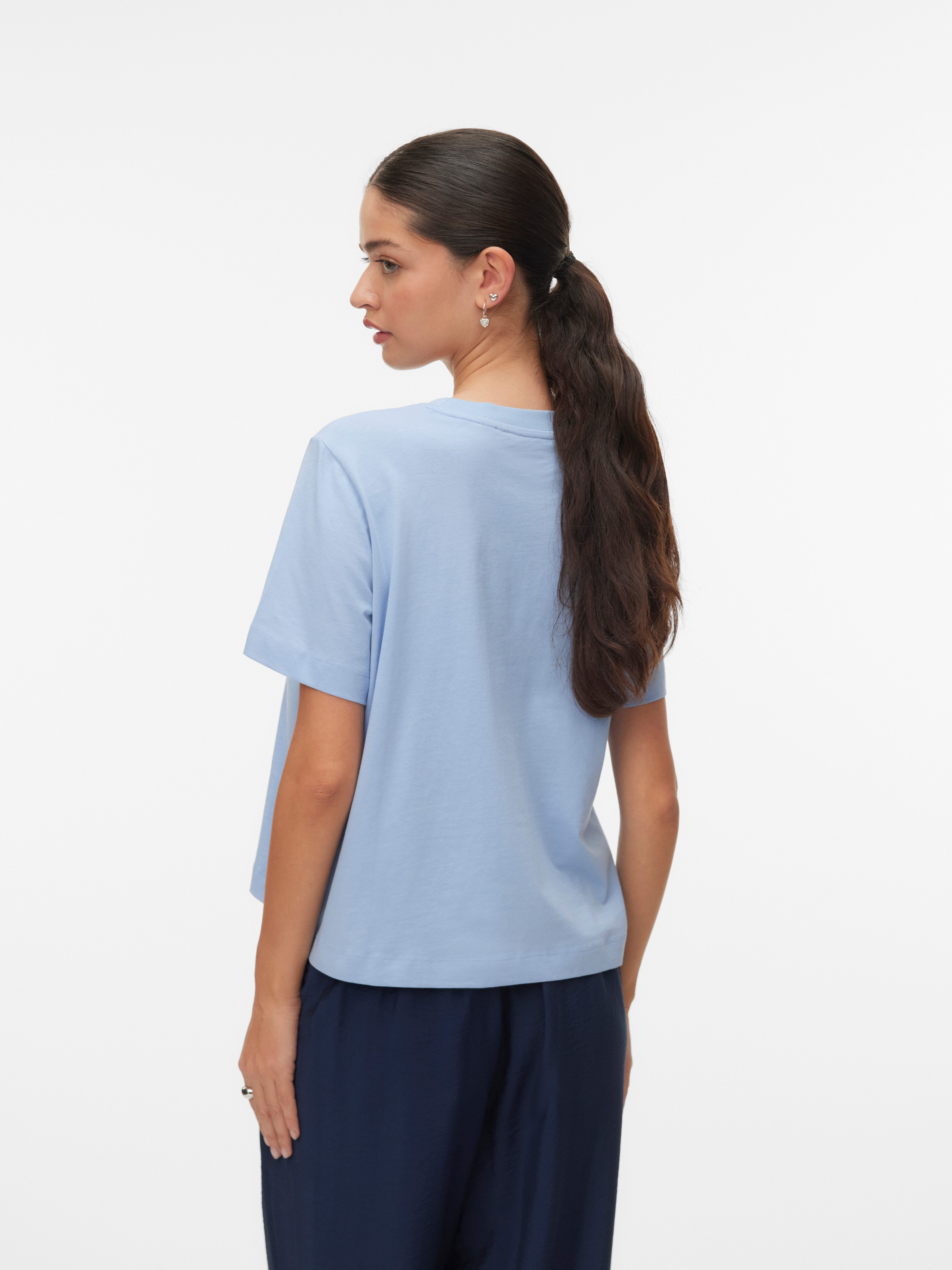 Vero Moda T-Shirt VMSOPHIE METTE SS TOP BOX JRS GA Baumwolle günstig online kaufen