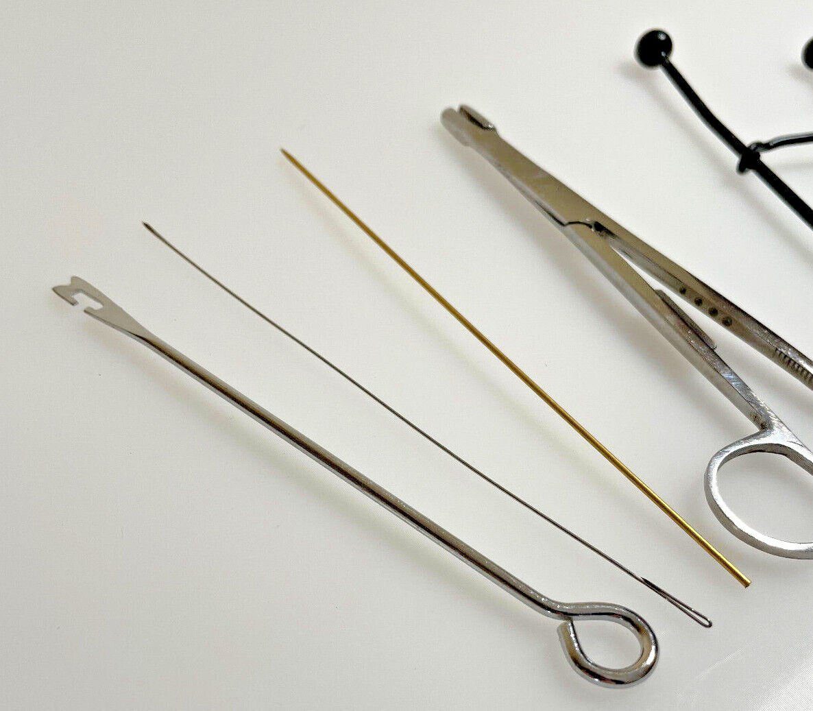 Behr Anglerzange Angeln Zubehör Set Ködernadel Lösezange Rachensperre und Hakenlöser, 5-tlg.