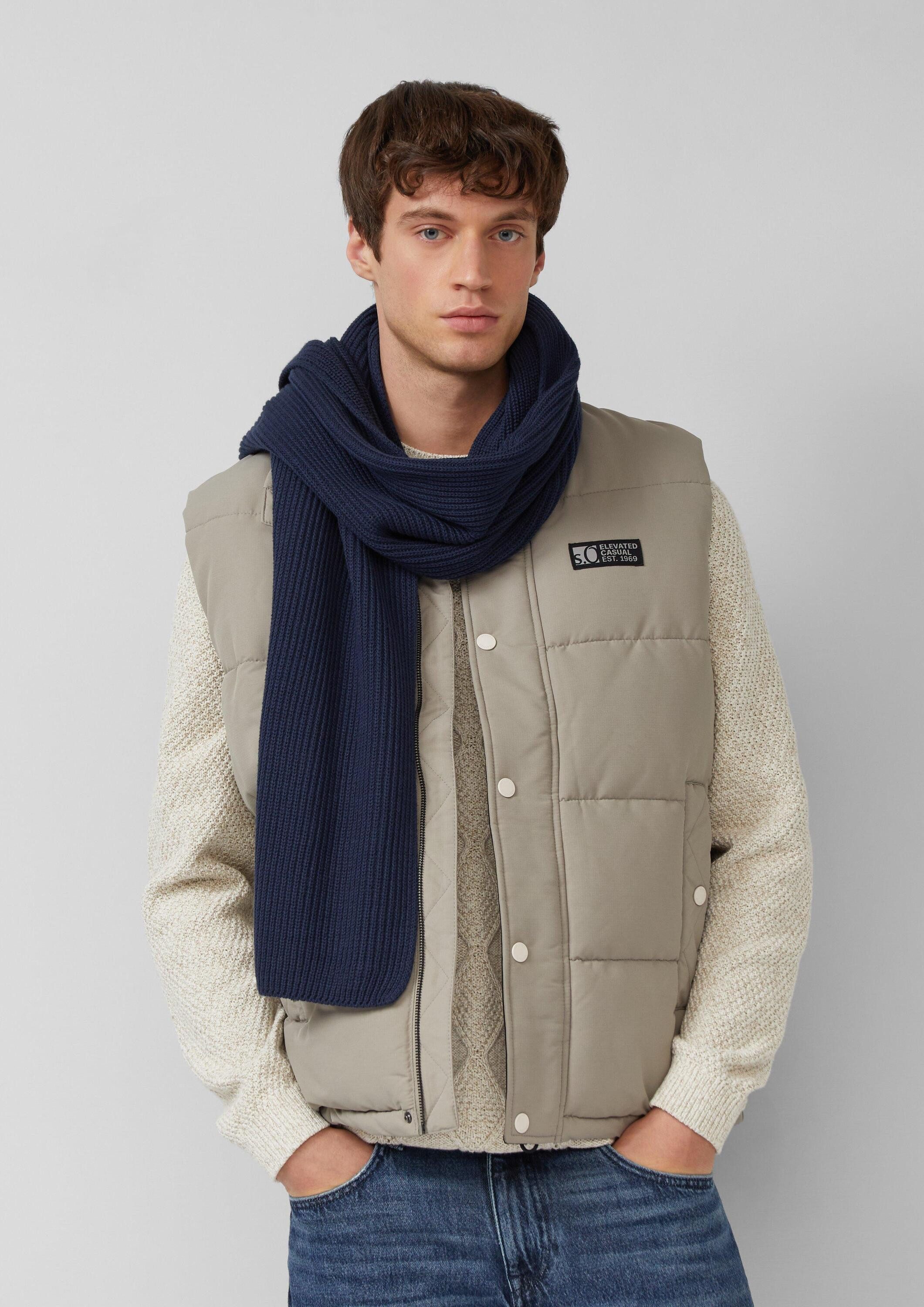 s.Oliver Schal Tuch, Weicher Schal aus Grobstrick günstig online kaufen