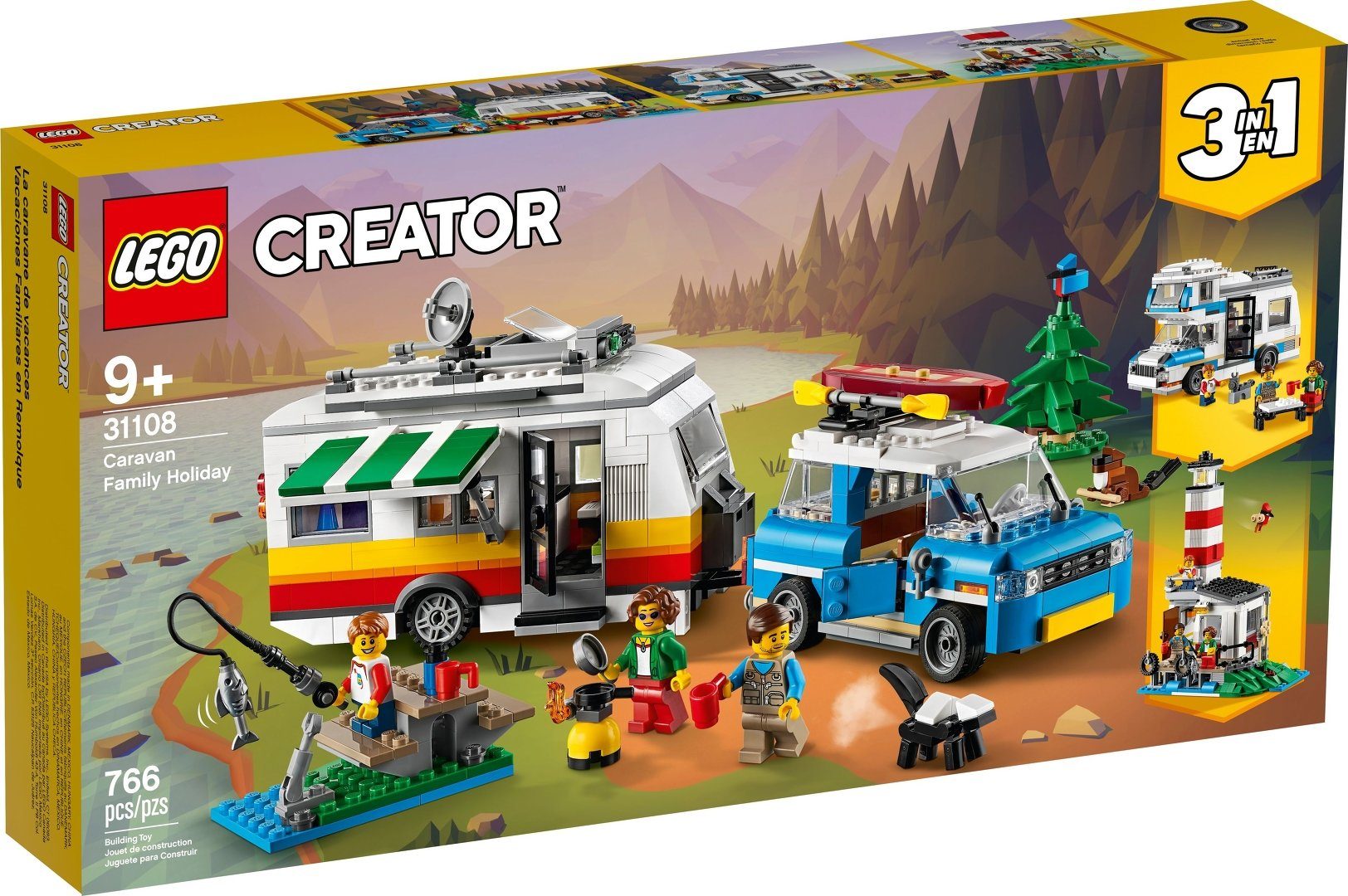 LEGO® Creator 3in1 31108 Wohnwagen Konstruktionsspielsteine